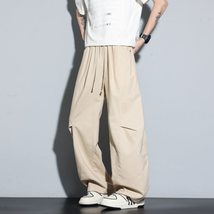 Damen Weite Lagen-Loungehose mit Cargo-Details & elastischem Tunnelzug Echoarchiv