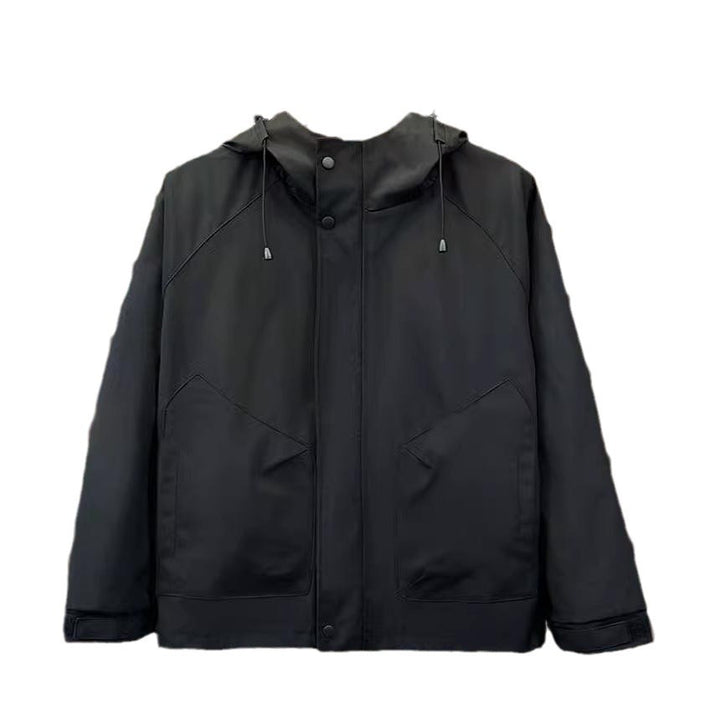 Herren Modische Kapuzenjacke mit vielseitigen Taschen Echoarchiv