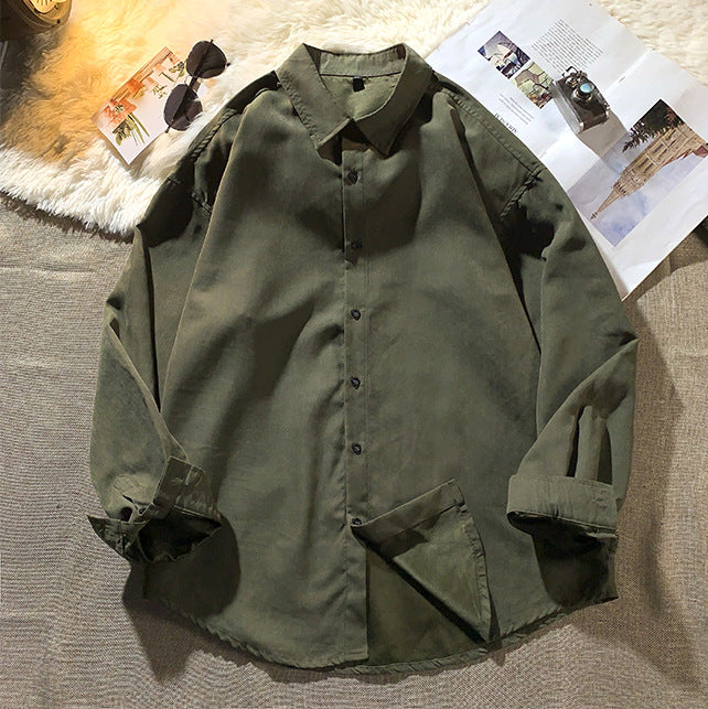 Herren lässige Hemdbluse aus atmungsaktivem Baumwollstoff mit praktischen Taschen Echoarchiv