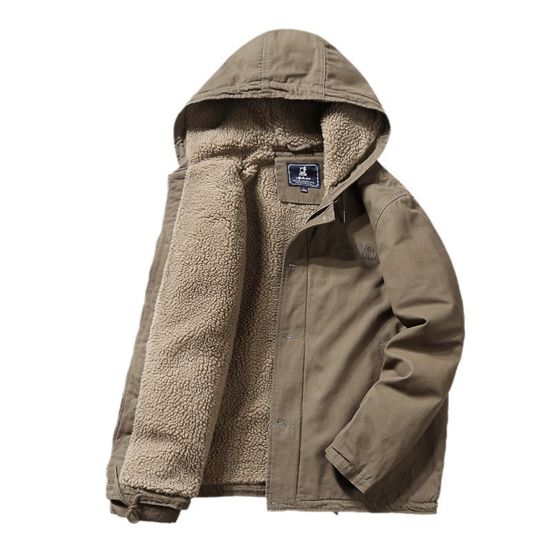 Herren technische Übergangsjacke mit wärmendem Teddy-Innenfutter Echoarchiv