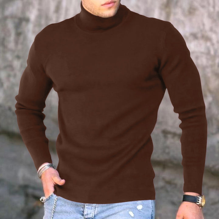 Herren eleganter Rollkragenpullover Echoarchiv