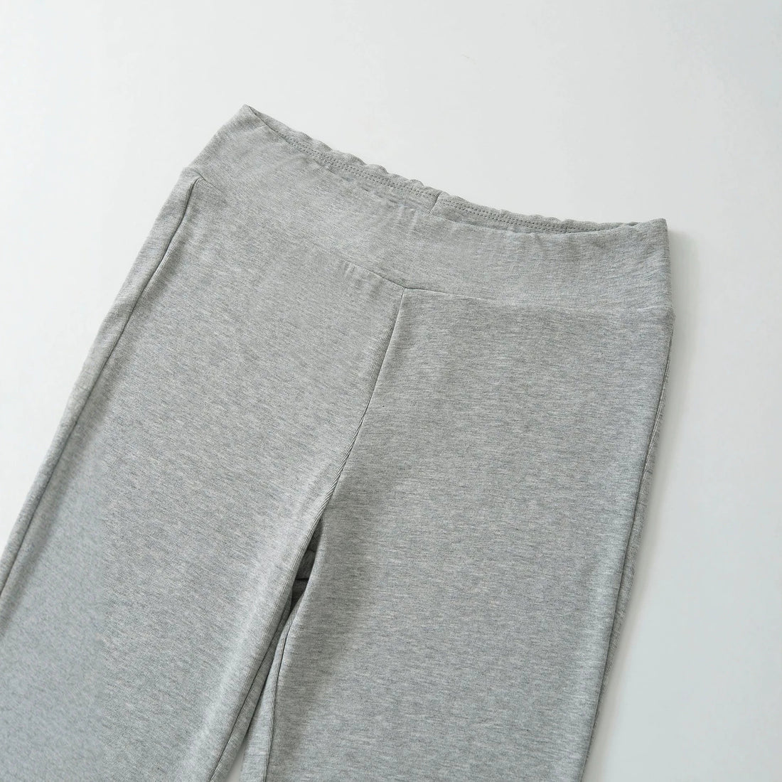 Damen High-Waist Flared Jersey-Leggings mit ausgestelltem Beinabschluss Echoarchiv