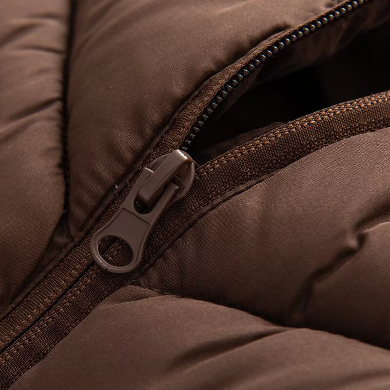 Damen Hybrid-Steppjacke mit Wattierung, Kapuze und elastischen Ärmel-Einsätzen Echoarchiv