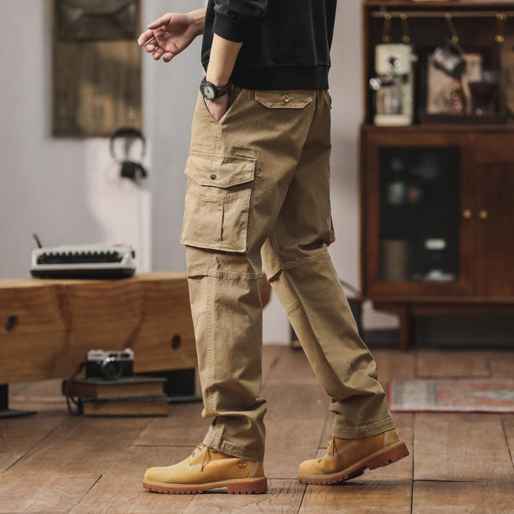 Herren Cargo-Hose mit verstärkten Kniepartien und Multifachtaschen Echo Archiv