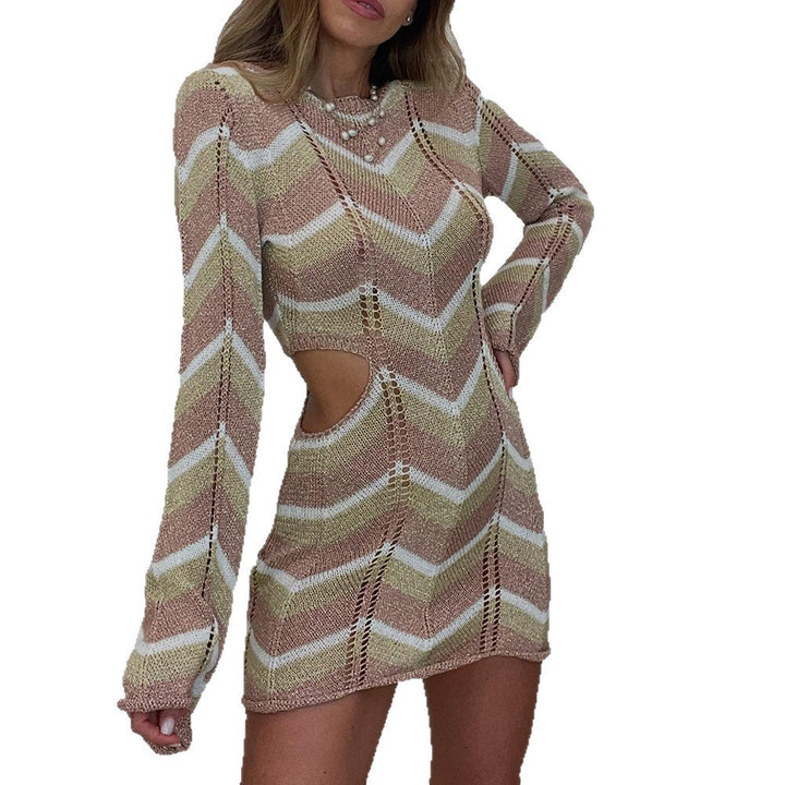 Damen gehäkeltes Strandkleid mit seitlichen Cut-Outs Echo Archiv