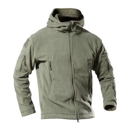 Herren Fleecejacke mit multifunktionalen Reißverschlusstaschen Echoarchiv