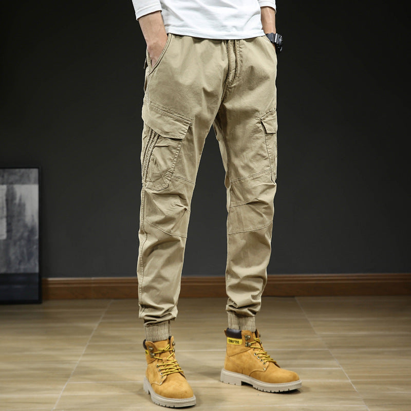 Herren Tapered-Cargo‑Jogger mit geripptem Knöchelabschluss und verstärkten Kniepaneelen Echo Archiv