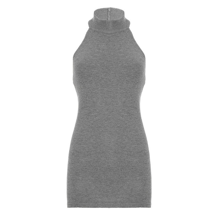 Damen Hochgeschlossenes Stricktop im figurbetonten Design Echo Archiv