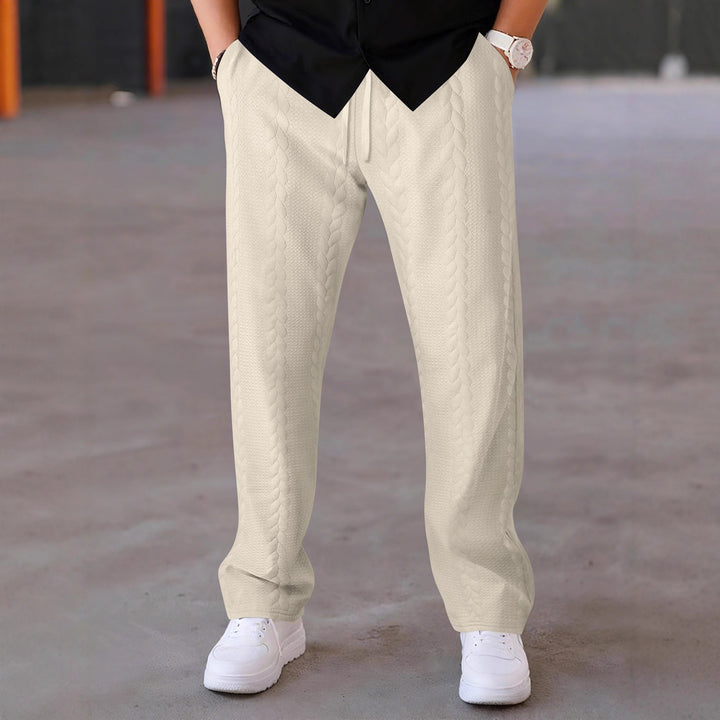 Herren modische Freizeithose mit innovativem Strukturdesign Echoarchiv