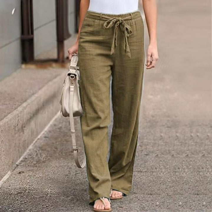 Damen Bequeme und elegante Leinenhose Echo Archiv