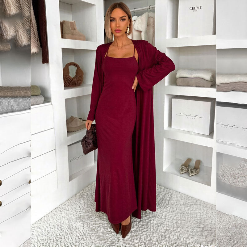 Damen Langes Maxikleid mit umschmeichelndem Schnitt Echo Archiv