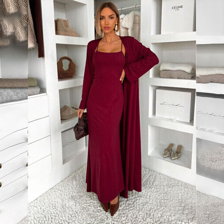 Damen Langes Maxikleid mit umschmeichelndem Schnitt Echo Archiv