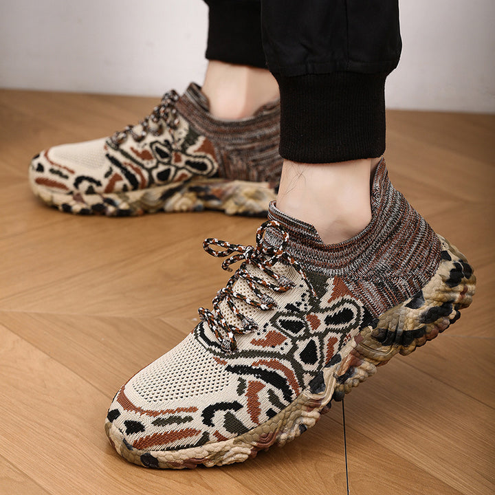 Unisex nan gestrickter Sockensneaker mit tarnmotivierter, stoßdämpfender Profilsohle Echo Archiv