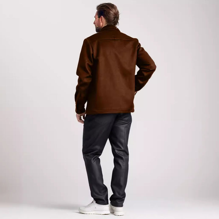 Herren elegante Bouclejacke mit praktischen Taschen Echoarchiv