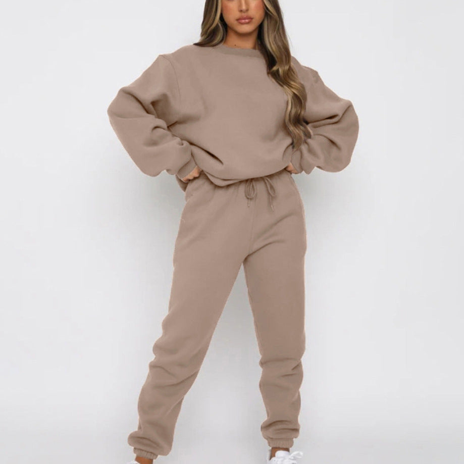 Jogginganzug Damen SwEchoarchivtset aus Baumwollmix mit lockerem Schnitt