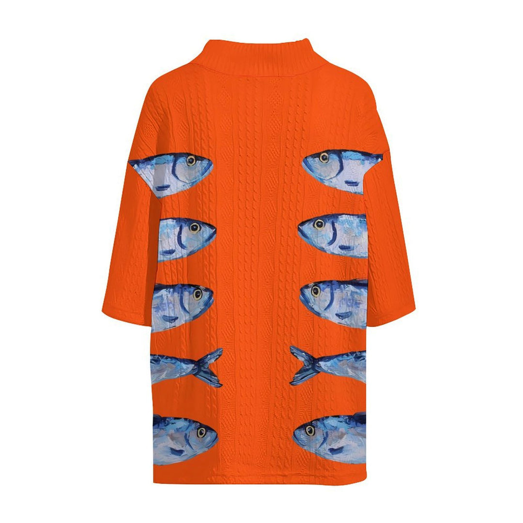 Herren lässiges Tunika-Outfit mit kreativem Blumenmuster Echoarchiv