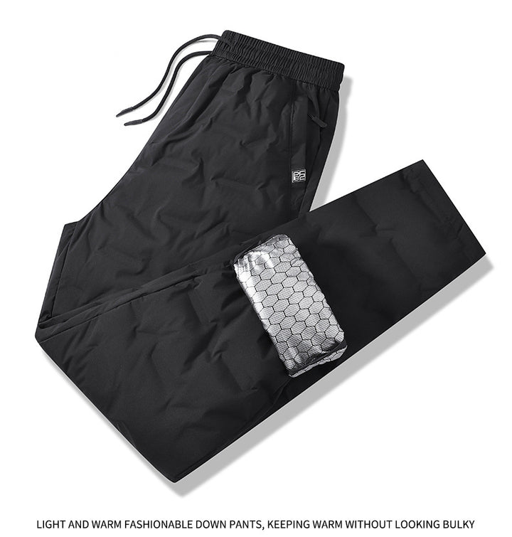 Herren Gepolsterte Thermohose mit Steppung, elastischem Bund und Reißverschlusstaschen Echo Archiv