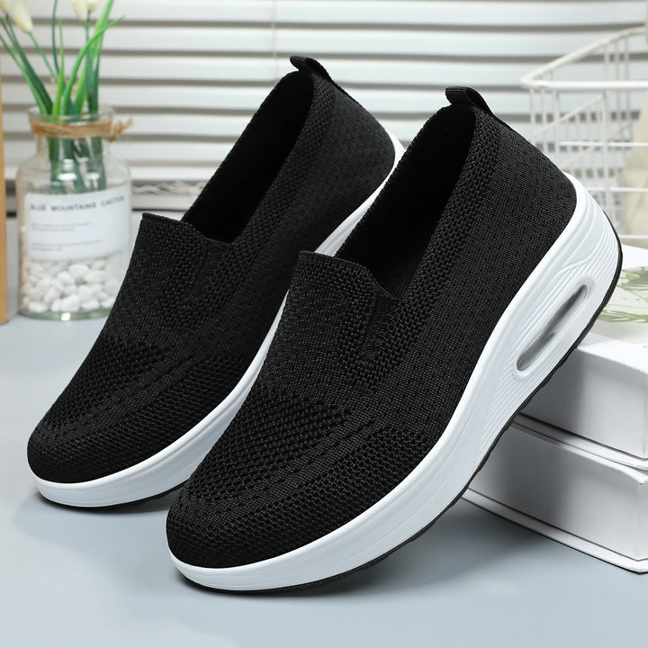 Damen nan gestrickter Schlupfsneaker mit Luftpolster-Dämpfung und ergonomischer Komfortsohle Echo Archiv