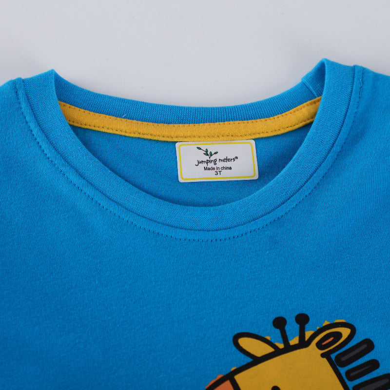 Kinder Langarmshirt mit buntem Tiermotiv Echo Archiv