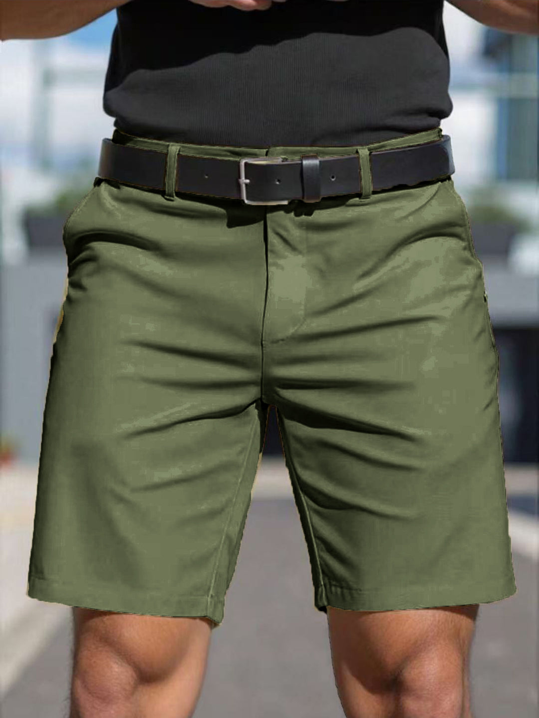 Herren multifunktionale kurze Hose mit elastischem Bund und praktischen Seitentaschen Echoarchiv