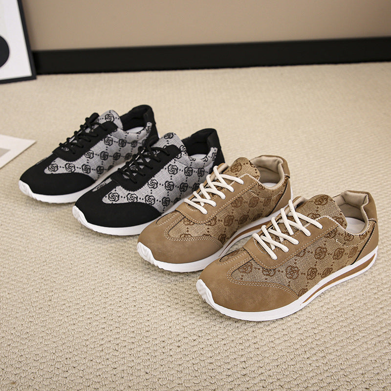 Damen nan leichte Jacquard Freizeitsneaker mit gepolstertem Komfortfußbett Echo Archiv