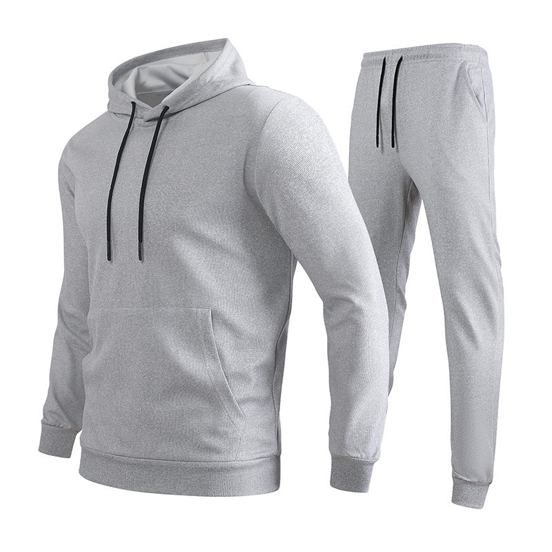 Herren Performance Hoodie und Jogginghose Set aus atmungsaktivem Funktionsstoff – Cavarno
