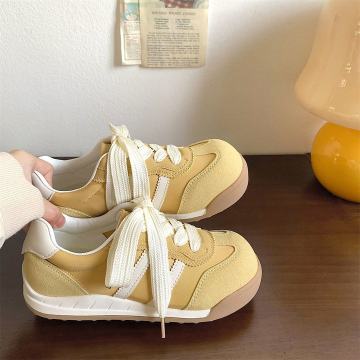 Damen modische Sneakers mit atmungsaktivem Obermaterial und praktischer Schnürung Echo Archiv
