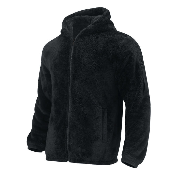 Herren Fleecejacke mit weichem Innenfutter und Kapuze Echoarchiv