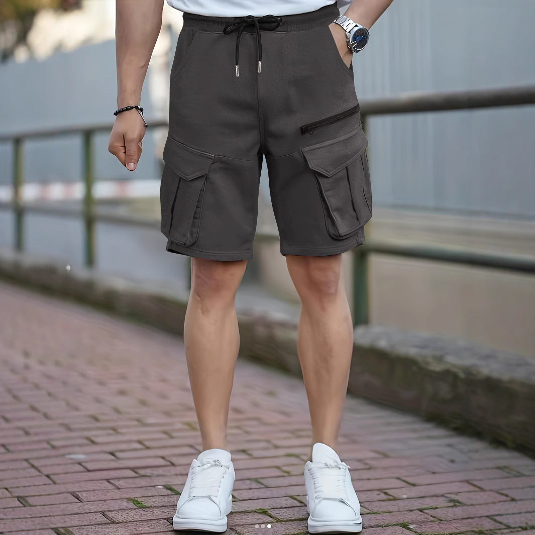 Herren Cargo-Shorts mit multifunktionalen Taschen und elastischem Bund Echoarchiv