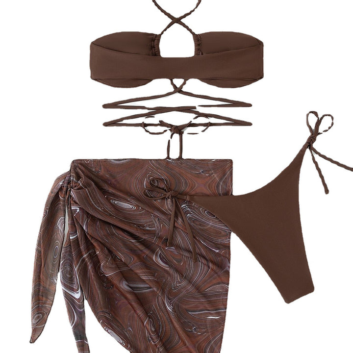Damen Triangel-Bikini mit raffiniertem Wickeldesign Echo Archiv