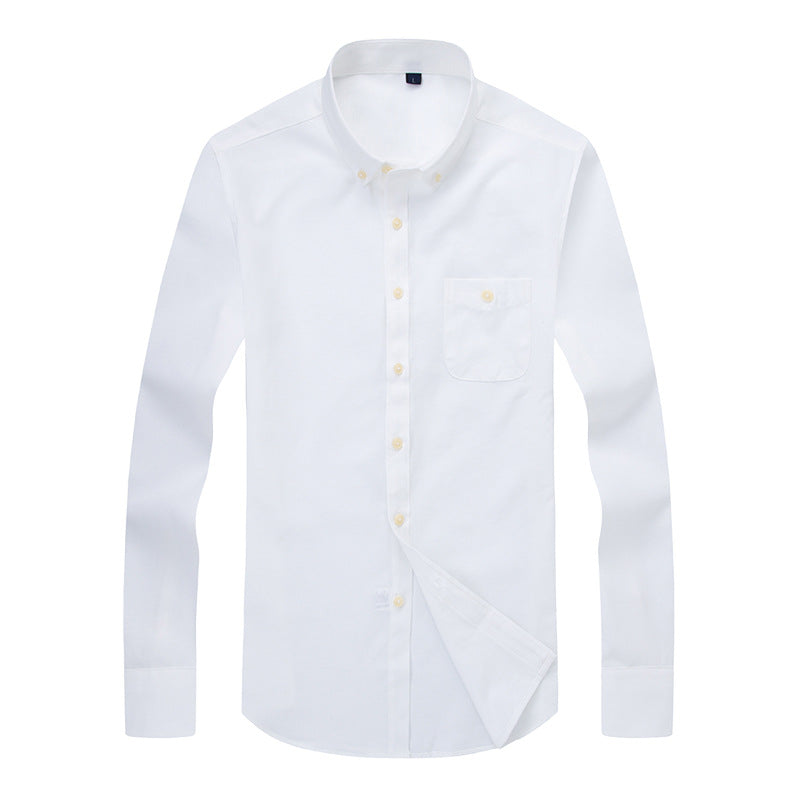 Herren Business-Hemd mit Button-Down-Kragen und Brusttasche Echoarchiv