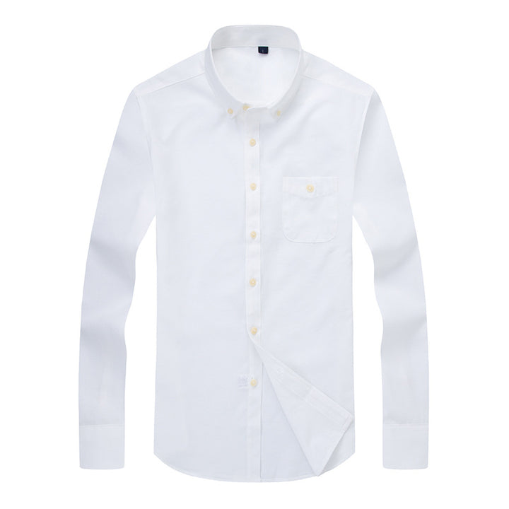 Herren Business-Hemd mit Button-Down-Kragen und Brusttasche Echoarchiv