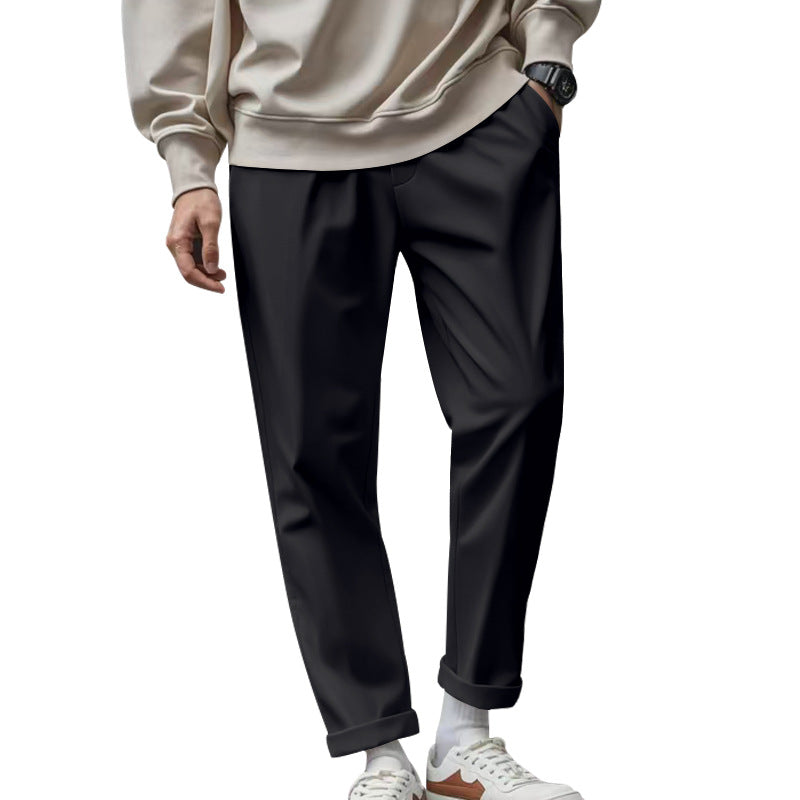 Herren elegante Chino-Hose mit bequemem Bund und modischem Schnitt Echoarchiv