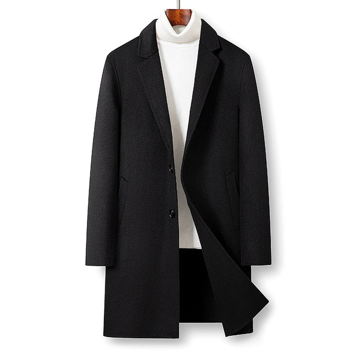 Damen Modern Tailored Langer Übermantel Echoarchiv