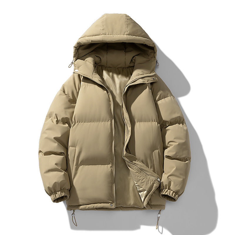 Unisex Gepolsterte Kapuzensteppjacke mit Thermoisolierung und verstellbarem Saum Echo Archiv