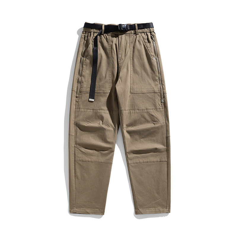 Herren Tapered Utility-Cargohose mit integriertem Webgurt, Kniepaneelen und Reißverschlusstaschen Echo Archiv