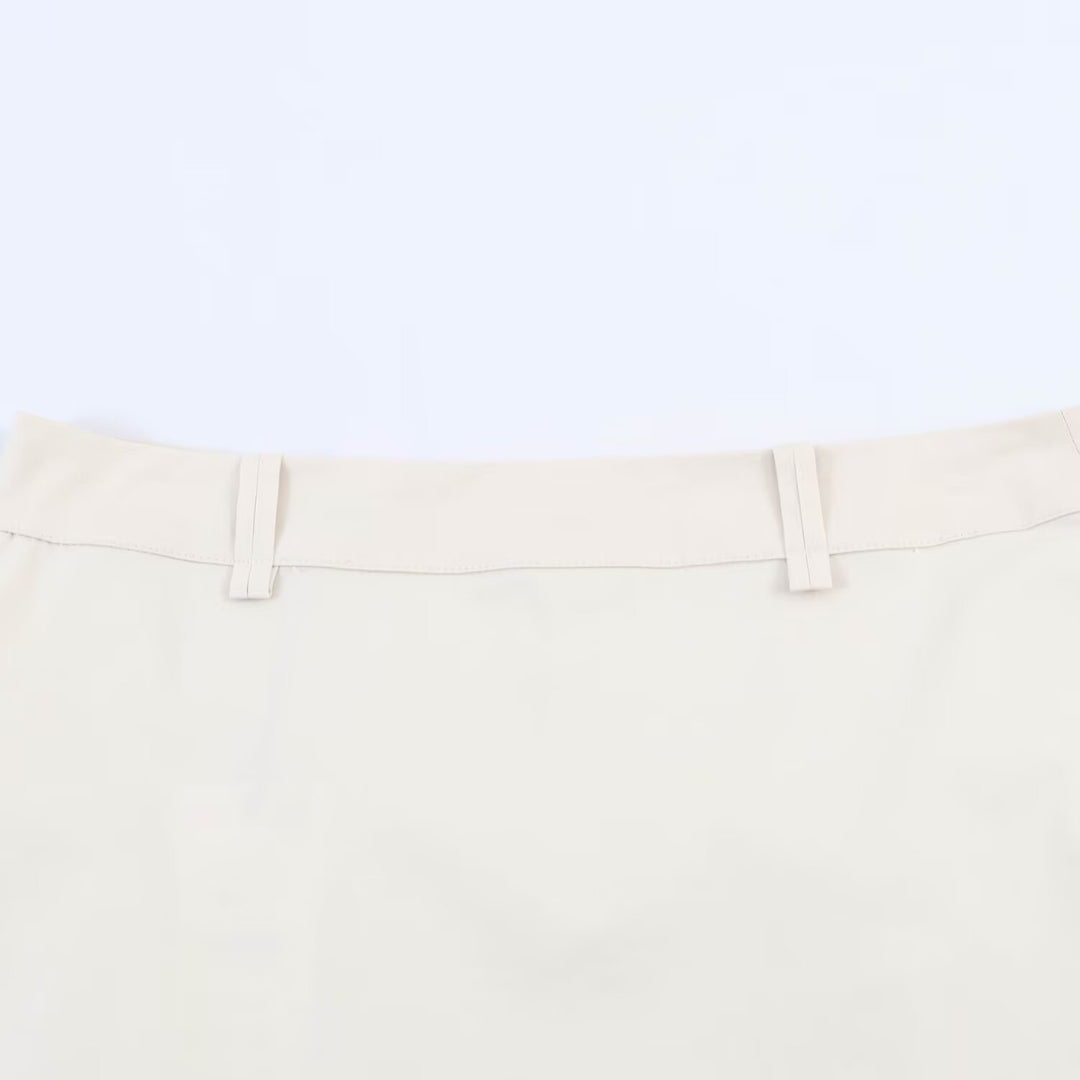 Damen eleganter Bleistiftrock mit transparentem Spitzenabschluss Echo Archiv