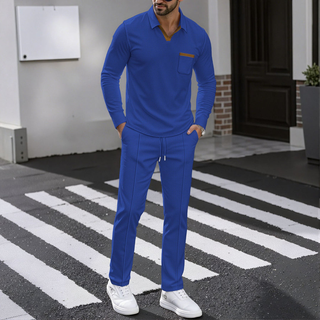 Herren Kombi-Outfit mit Poloshirt und Jogginghose Echoarchiv