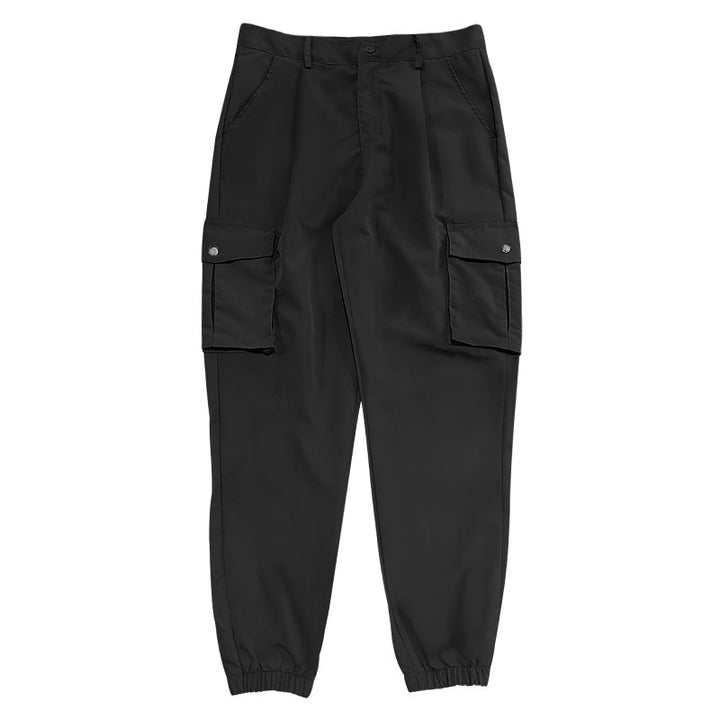 Herren Cargo-Hose mit multifunktionalen Taschen und elastischem Bund Echoarchiv
