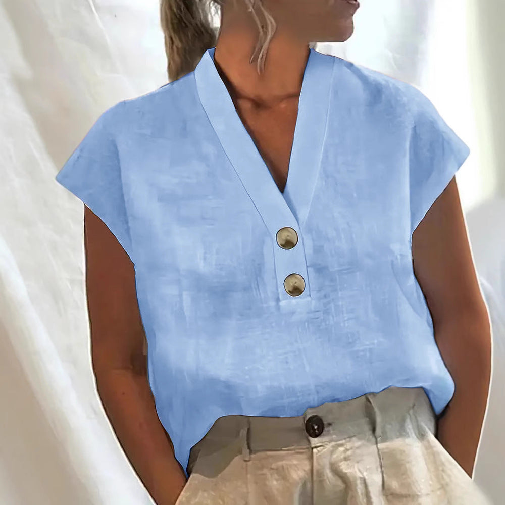 Damen Glitzernde V-Pullover Bluse Echo Archiv