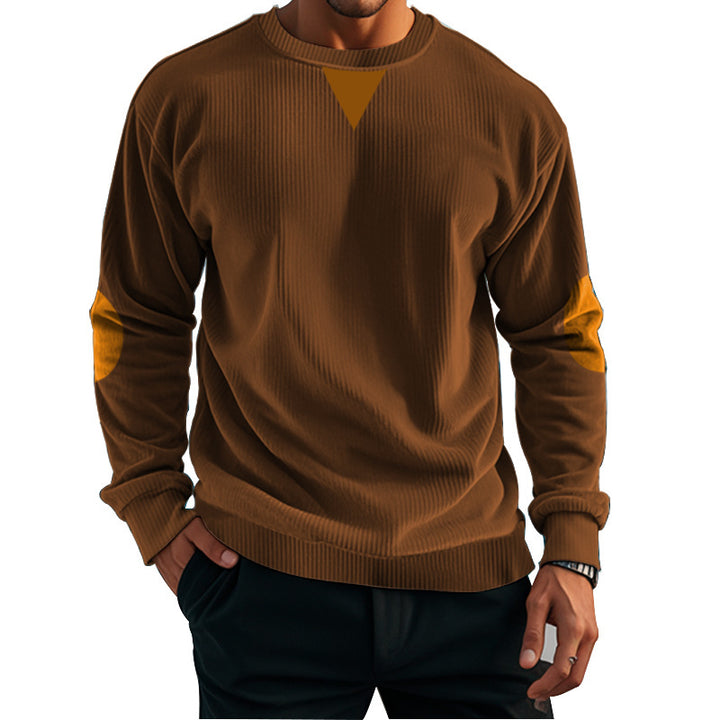 Herren eleganter Strickpullover mit modernen Akzenten Echoarchiv