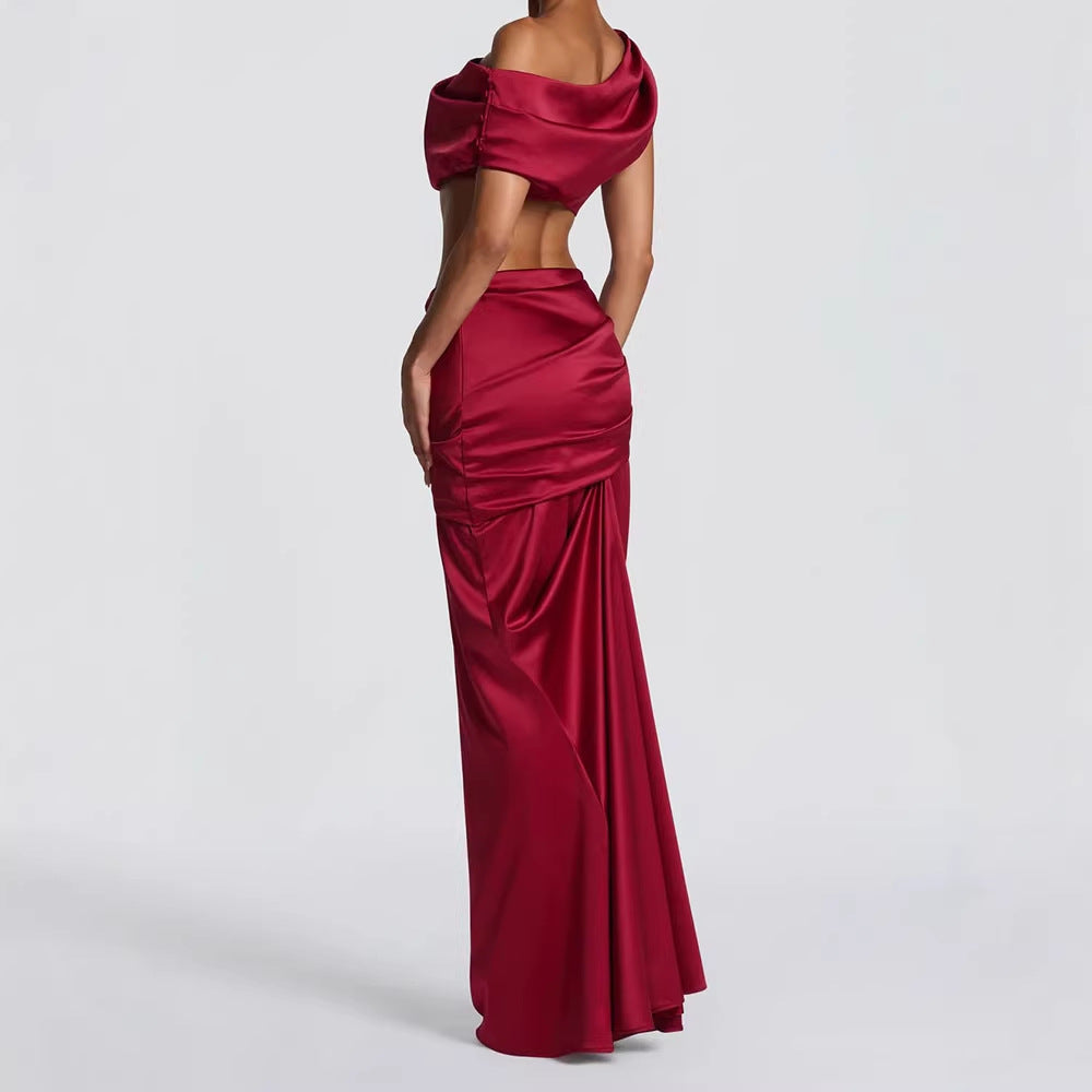 Damen Elegantes One-Shoulder Abendkleid Echo Archiv