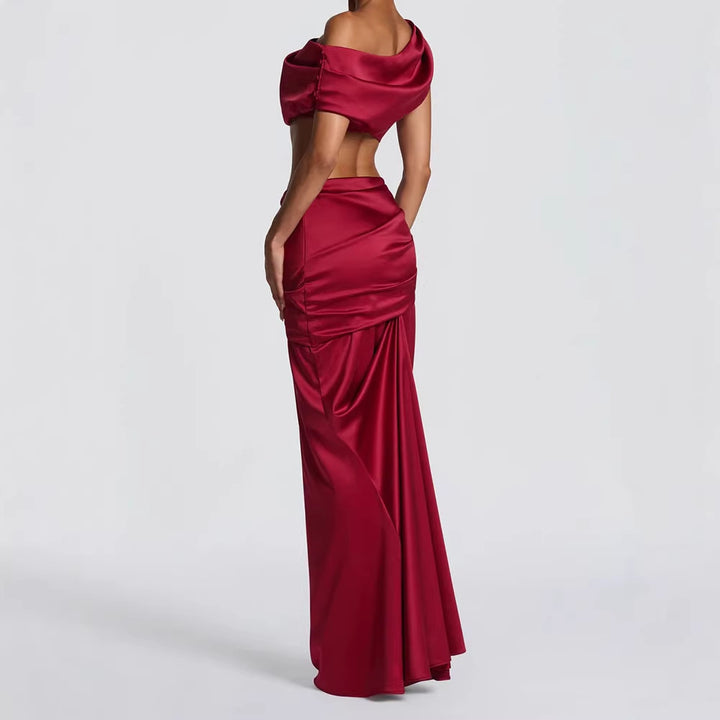 Damen Elegantes One-Shoulder Abendkleid Echo Archiv