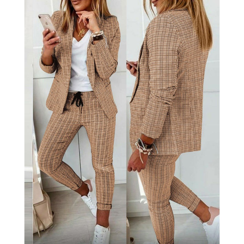 Damen Blazer und Hose Set Echoarchiv