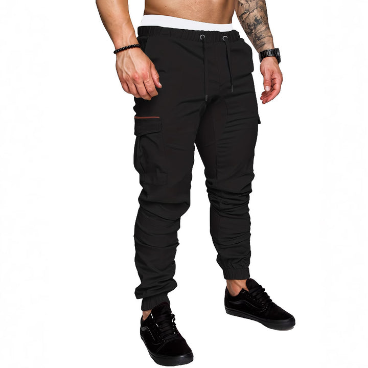 Herren Cargo-Hose mit elastischem Bund und praktischen Taschen Echoarchiv