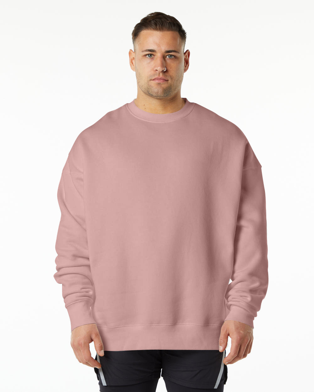 Herren Oversized Sweatshirt mit kuscheligem Innenfutter Echoarchiv