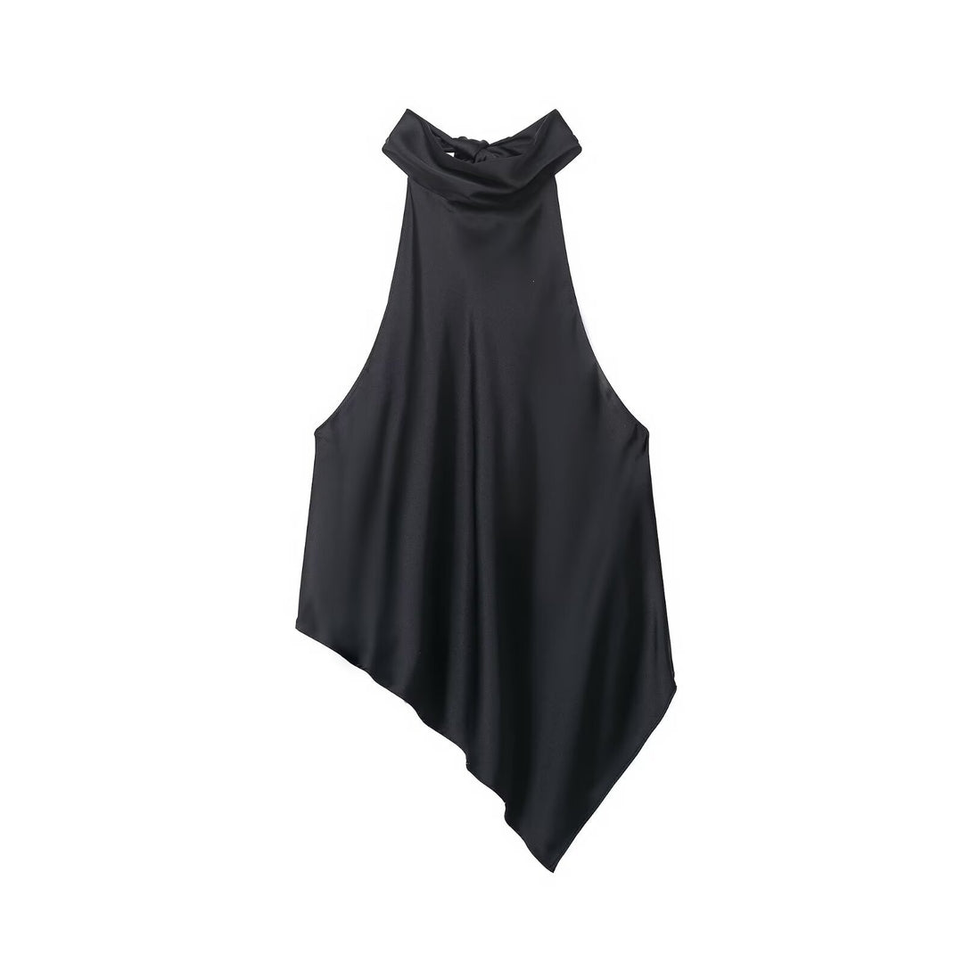 Damen elegant geschnittenes Top mit hochgeschlossenem Kragen Echo Archiv