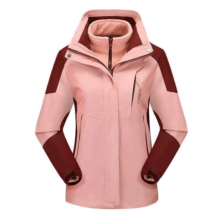 Damen Dreiteilige Softshell‑Funktionsjacke mit herausnehmbarem Fleece‑Innenlayer – Célinea