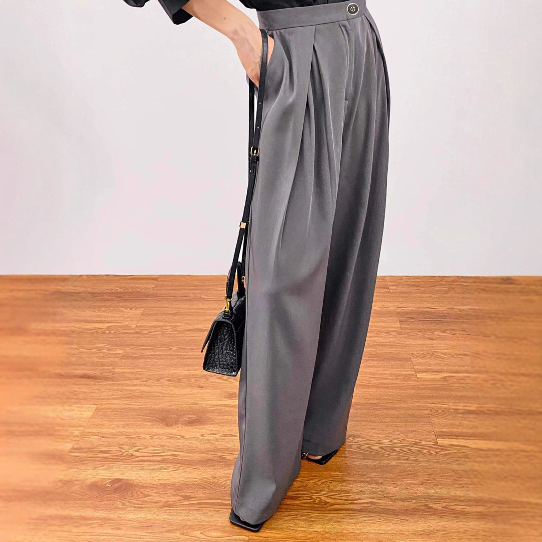 Damen Modische und lässige Wide-Leg-Hosen Echo Archiv