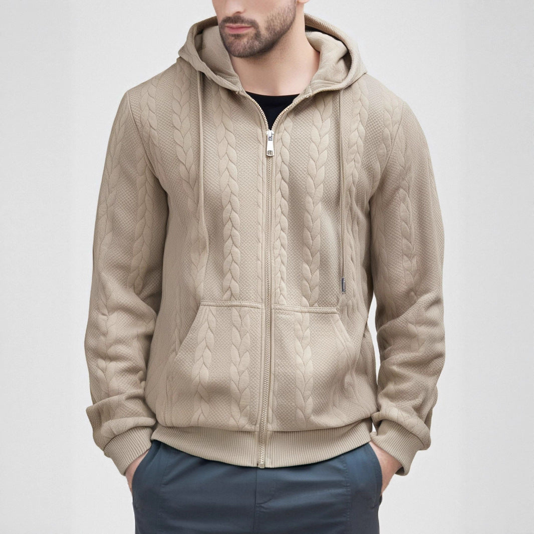 Herren Strickjacke mit Kapuze Echoarchiv